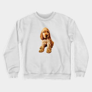 Gold Cocker Spaniel Puppy Dog Crewneck Sweatshirt
